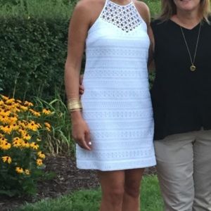 White lace/crochet Lilly Pulitzer dress